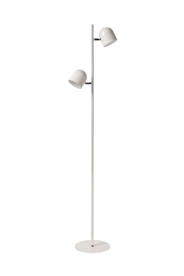 Lucide SKANSKA - Lampadaire - LED Dim. - 2x5W 3000K - Blanc - éteint